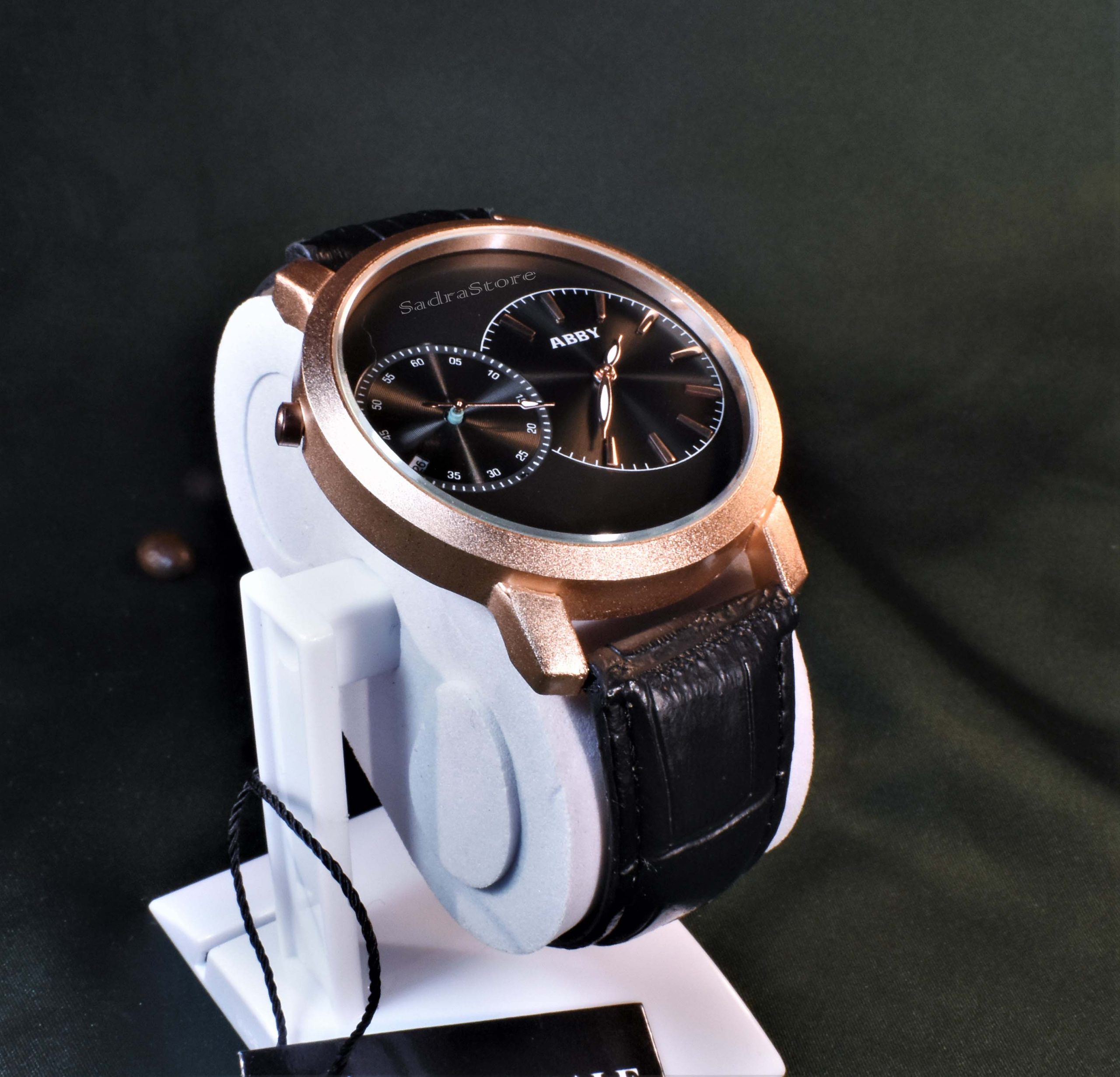 ABBYGALE watch طرح جدید ابی گل 2 موتوره با بغل ثانیه بزرگ تقویم دار طراحی استثنایی و بی نظیر بارنگ قاب مسی براق - Image 3