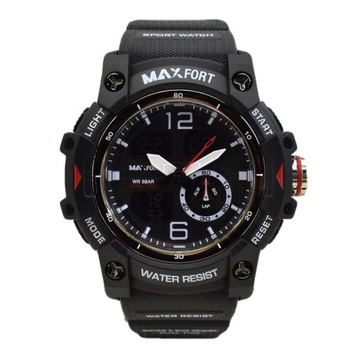 ساعت 2 زمانه MAXFORT MX8007 جدید ضدآب موتور ژاپن