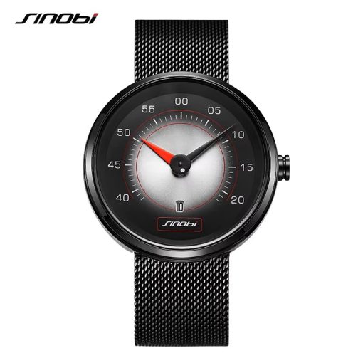 ساعت سینوبی Sinobi Watch S9812G اورجینال موتور قدرتمند ژاپن با طراحی صفحه کیلومتری خلبانی بند حصیری