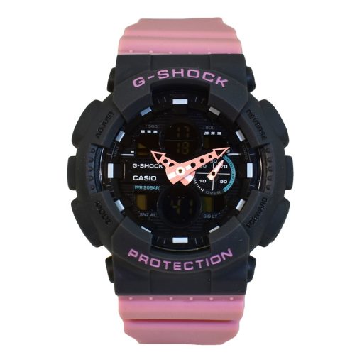 CASIO G-SHOCK HSD – 010 کاسیو جی شاک هیدرولیک دیجیتال بدون کوگ رنگ بند صورتی