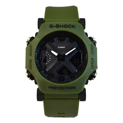 CASIO G-SHOCK GA – 2300  کاسیو جی شاک هیدرولیک دیجیتال بدون کوگ رنگ سبز زیتونی