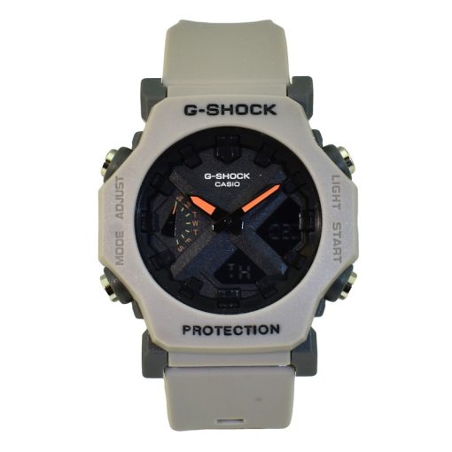 CASIO G-SHOCK GA – 2300 کاسیو جی شاک هیدرولیک دیجیتال بدون کوگ رنگ طوسی روشن