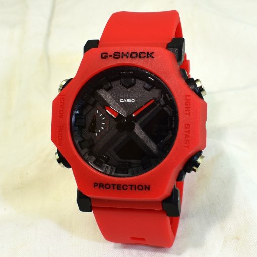 CASIO G-SHOCK GA – 2300 کاسیو جی شاک هیدرولیک دیجیتال بدون کوگ رنگ قرمز - Image 4