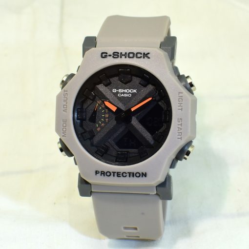 CASIO G-SHOCK GA – 2300 کاسیو جی شاک هیدرولیک دیجیتال بدون کوگ رنگ طوسی روشن - Image 4