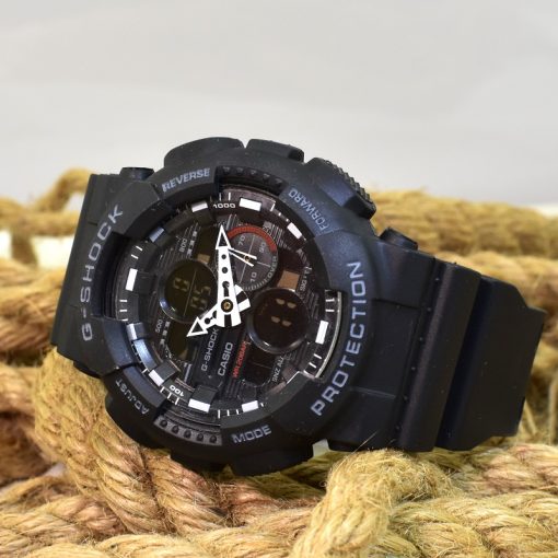 CASIO G-SHOCK HSD – 010 کاسیو جی شاک هیدرولیک دیجیتال بدون کوگ رنگ مشکی - Image 3