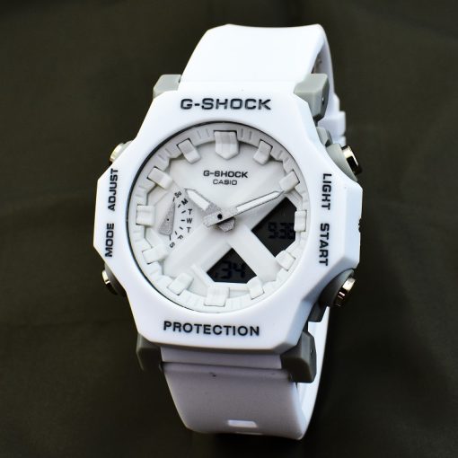 CASIO G-SHOCK GA – 2300 کاسیو جی شاک هیدرولیک دیجیتال بدون کوگ رنگ سفید - Image 4