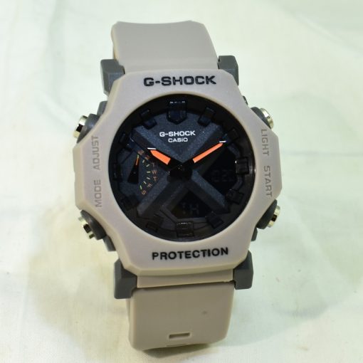 CASIO G-SHOCK GA – 2300 کاسیو جی شاک هیدرولیک دیجیتال بدون کوگ رنگ طوسی روشن - Image 2