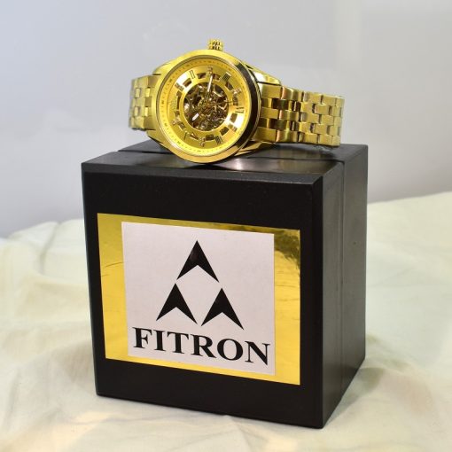 فیترون FITRON 117184M جدید اتوماتیک مکانیکی کوگی حرکتی طلایی - Image 10