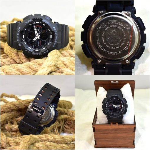 CASIO G-SHOCK HSD – 010 کاسیو جی شاک هیدرولیک دیجیتال بدون کوگ رنگ مشکی - Image 7