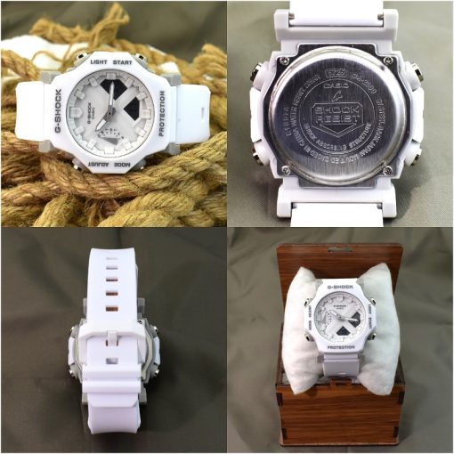 CASIO G-SHOCK GA – 2300 کاسیو جی شاک هیدرولیک دیجیتال بدون کوگ رنگ سفید - Image 9