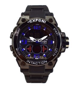 EXPONI 3278 SPORT طرح جدید ضدآب اگسپونی دو زمانه * آنتی مغناطیس فول امکانات * مشکی * درب استیل