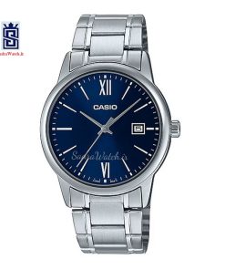 CASIO  2784 MTP-V002D کاسیو اورجینال رفرنس دارموتور CWMJ ژاپن  ،، تک موتوره تقویم دار ،، فول استیل