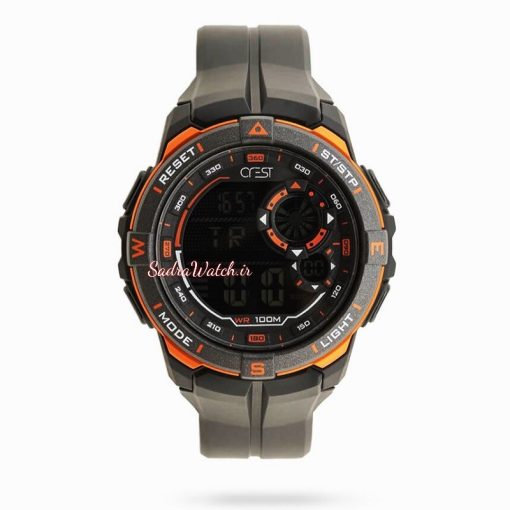 CREST WATCH REF:CR-9502-3 کرست دیجیتالی جدید 2 تایمه ** ضدآب استخری ** فول امکانات