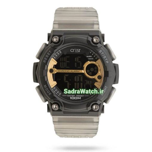 CREST WATCH REF:CR-9501-1 کرست دیجیتالی جدید 2 تایمه ** ضدآب استخری ** فول امکانات