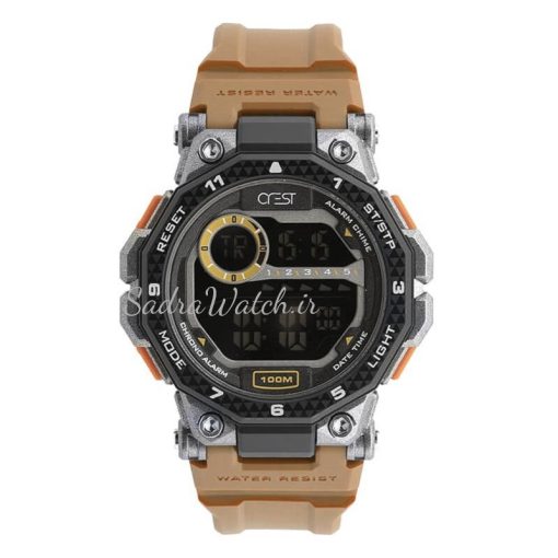 CREST WATCH REF:CR-9506-2 کرست دیجیتالی جدید 2 تایمه ** ضدآب استخری ** فول امکانات