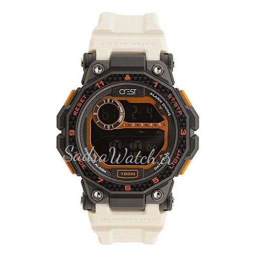 CREST WATCH REF:CR-9506-4 کرست دیجیتالی جدید 2 تایمه ** ضدآب استخری ** فول امکانات
