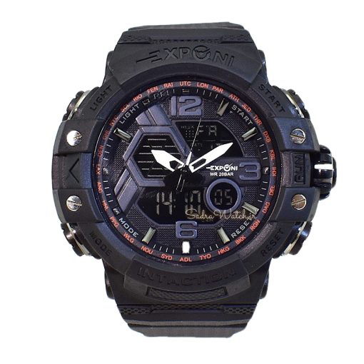 EXPONI 3320 SPORT طرح جدید اگسپونی دو زمانه صفحه با طرح جدید * فول امکانات * مشکی * درب استیل