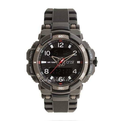 CREST WATCH REF:CR-9510-1 کرست دیجیتالی جدید 3 زمانه ** ضدآب استخری ** فول امکانات