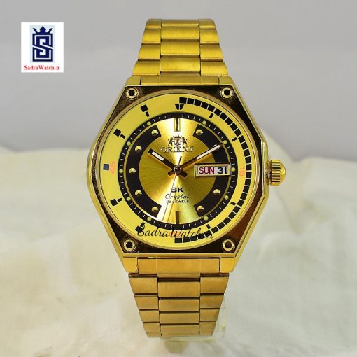 اورینت 2 تقویم ORIENT KY-F692 طرح جدید طلایی موتور ژاپن