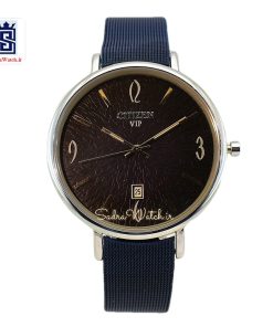 سیتیزن CITIZEN VIP 2210G دارای تقویم موتور ژاپن رنگ سرمه ای