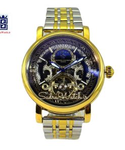 VACHERON CONSTANTIN GENEVE 22K واچرون کنستانتین اتوماتیک مکانیکی (کوکی حرکتی) اسگلتون قلب باز دو رنگ