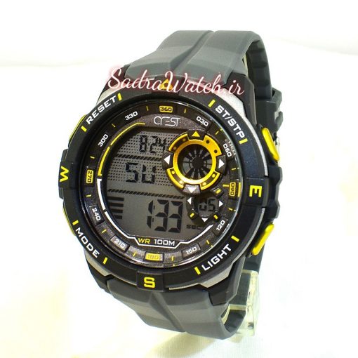 CREST WATCH REF:CR-9502-1 کرست دیجیتالی جدید 2 تایمه ** ضدآب استخری ** فول امکانات - Image 4