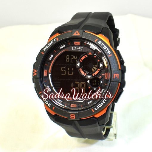 CREST WATCH REF:CR-9502-3 کرست دیجیتالی جدید 2 تایمه ** ضدآب استخری ** فول امکانات - Image 4