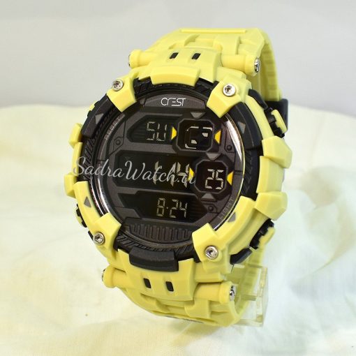 CREST WATCH REF:CR-9504-1 کرست دیجیتالی جدید 2 تایمه ** ضدآب استخری ** فول امکانات - Image 4
