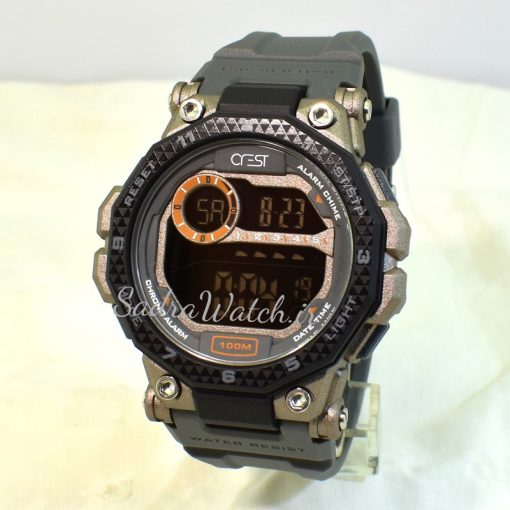 CREST WATCH REF:CR-9506-1 کرست دیجیتالی جدید 2 تایمه ** ضدآب استخری ** فول امکانات - Image 4