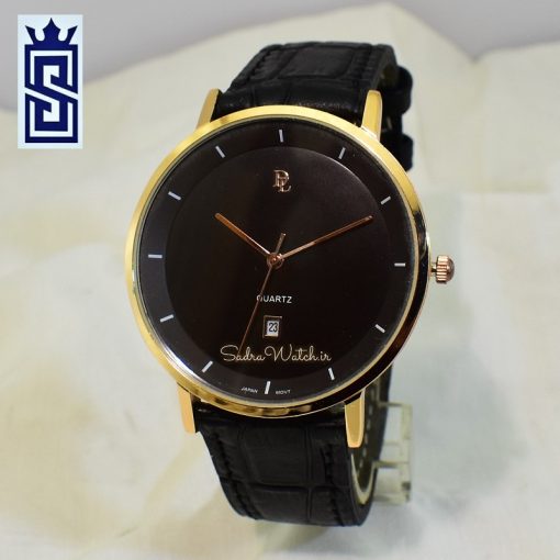 DeLAWRENCE GBX-1071DG DL دلاورنس جدید مردانه مهندسی ژاپن رنگ قاب طلایی و صفحه قهوه ای - Image 4