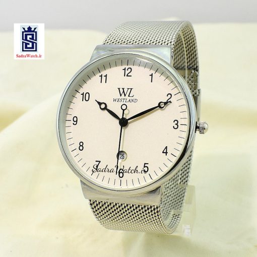 WL - WESTLAND NO:5745G  وست لند برند ایتالیا ساخت ژاپن دارای تاریخ روزشمار صفحه سفید - Image 4