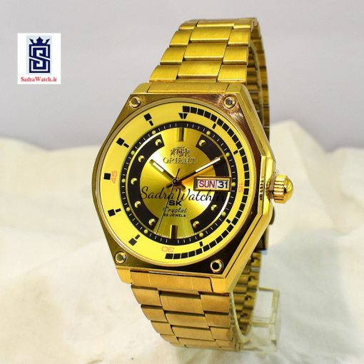 اورینت 2 تقویم ORIENT KY-F692 طرح جدید طلایی موتور ژاپن - Image 4