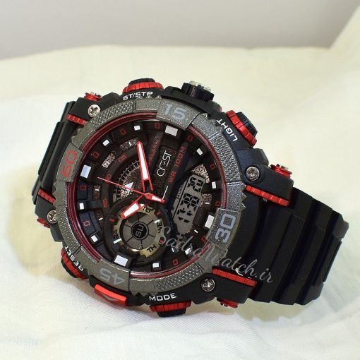 CREST WATCH REF:CR-9509-1 کرست دیجیتالی جدید 2 زمانه ** ضدآب استخری ** فول امکانات - Image 5