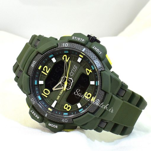 CREST WATCH REF:CR-9510-2 کرست دیجیتالی جدید 3 زمانه ** ضدآب استخری ** فول امکانات - Image 5