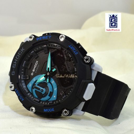 CASIO G-SHOCK GA – 2200 کاسیو جی شاک هیدرولیک دیجیتال بدون کوگ رنگ طوسی روشن - Image 3