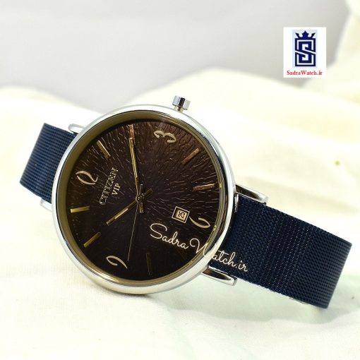 سیتیزن CITIZEN VIP 2210G دارای تقویم موتور ژاپن رنگ سرمه ای - Image 3