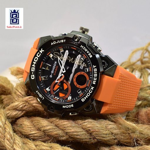 CASIO G- SHOCK HS1016 جدید دوزمانه رنگ نارنجی - Image 3