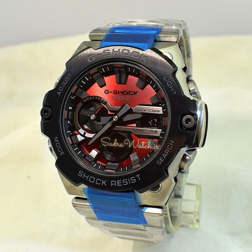 کاسیو جی شاک CASIO G-SHOCK GST-B400 هیدرولیک دیجیتال صفحه زرشکی - Image 4