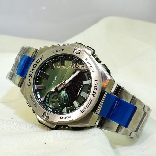 کاسیو جی شاک CASIO G-SHOCK GST-B500 هیدرولیک دیجیتال صفحه سبز - Image 4