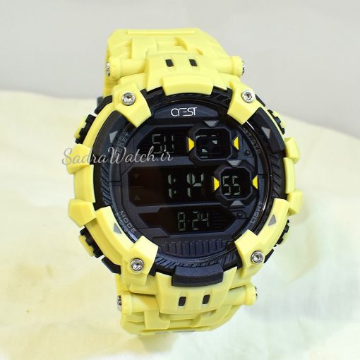 CREST WATCH REF:CR-9504-1 کرست دیجیتالی جدید 2 تایمه ** ضدآب استخری ** فول امکانات - Image 2