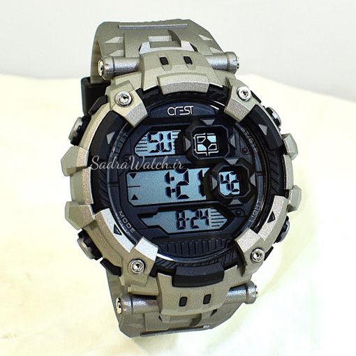CREST WATCH REF:CR-9504-2 کرست دیجیتالی جدید 2 تایمه ** ضدآب استخری ** فول امکانات - Image 2