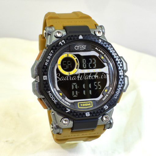 CREST WATCH REF:CR-9506-2 کرست دیجیتالی جدید 2 تایمه ** ضدآب استخری ** فول امکانات - Image 2