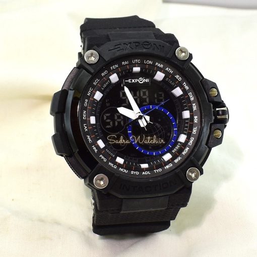 EXPONI 3322 SPORT طرح جدید اگسپونی دو زمانه طرح جدید * فول امکانات * مشکی * درب استیل - Image 4