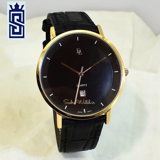 DeLAWRENCE GBX-1071DG DL دلاورنس جدید مردانه مهندسی ژاپن رنگ قاب طلایی و صفحه قهوه ای - Image 2