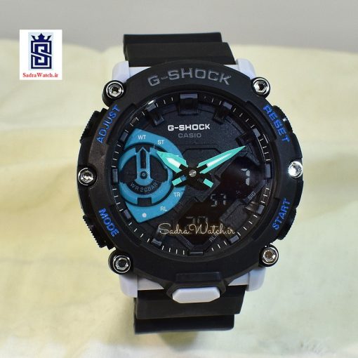 CASIO G-SHOCK GA – 2200 کاسیو جی شاک هیدرولیک دیجیتال بدون کوگ رنگ طوسی روشن - Image 4