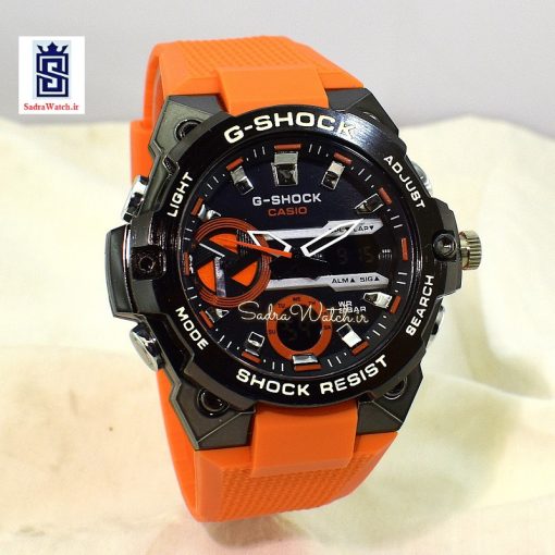 CASIO G- SHOCK HS1016 جدید دوزمانه رنگ نارنجی - Image 4