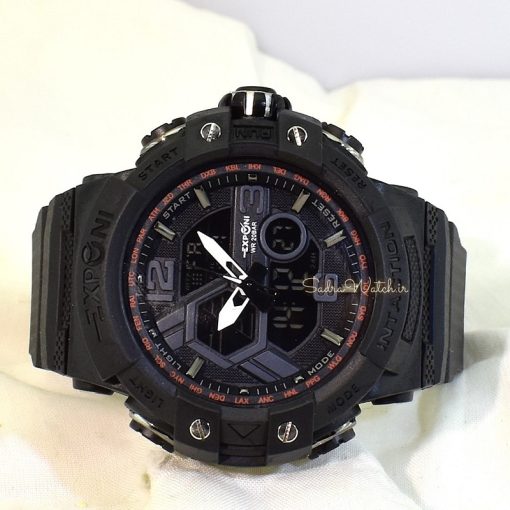 EXPONI 3320 SPORT طرح جدید اگسپونی دو زمانه صفحه با طرح جدید * فول امکانات * مشکی * درب استیل - Image 5