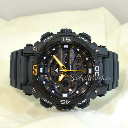CREST WATCH REF:CR-9509-3 کرست دیجیتالی جدید 2 زمانه ** ضدآب استخری ** فول امکانات - Image 3