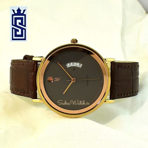 DeLAWRENCE GBX-1088DG DL دلاورنس جدید مردانه ژاپن رنگ طلایی و قهوه ای - Image 5