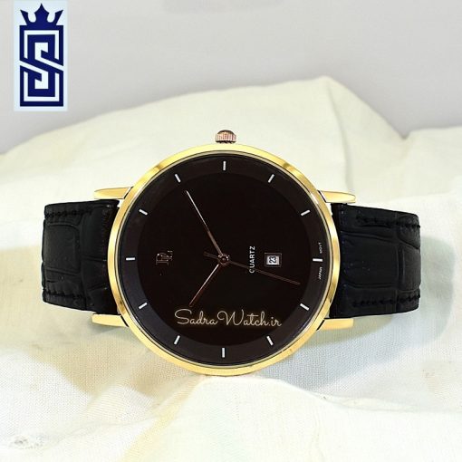 DeLAWRENCE GBX-1071DG DL دلاورنس جدید مردانه مهندسی ژاپن رنگ قاب طلایی و صفحه قهوه ای - Image 5